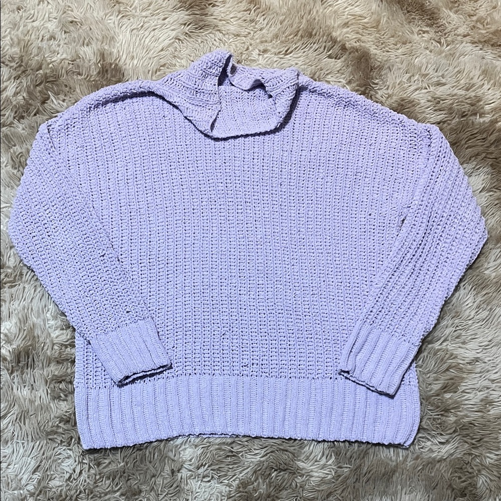 PINK Victoria's Secret Lavender Turtleneck Sweater